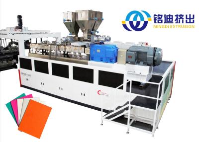 China PP PS Thermoforming Sheet Twin Screw Plastic Extruder Production Line for sale