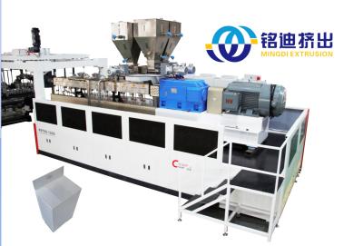 China PET Rigid Sheet Film Transparent Board Production Line Extruder Machine PLC Control for sale