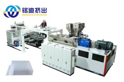 China PC PMMA GPPS MS PS PP Transparent Sheet Film Single Screw Extruder Machine for sale