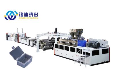 China MINGDI PC PMMA PS MS Plastic Sheet Plate Extrusion Line Full Automatic for sale