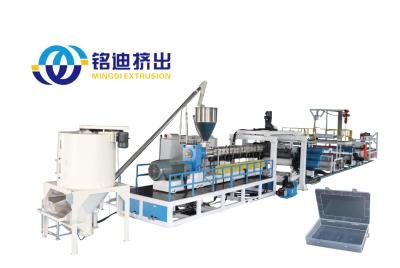 China PC PS PMMA MS Transparent Sheet Production Line Honeycomb Board Extrusion Line for sale