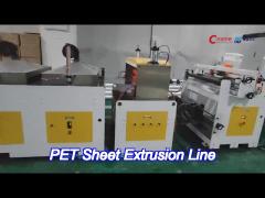 polyethylene terephthalate pet sheet extrusion line for food packing sheet