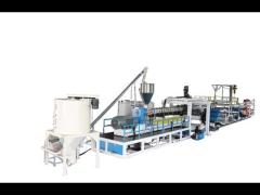 Skin Grain Plastic Board Production Line , ABS TPO EVA Board Extruder Machine