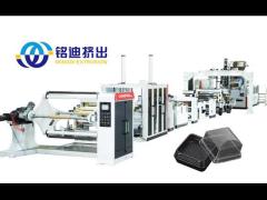Skin Grain Plastic Board Production Line , ABS TPO EVA Board Extruder Machine