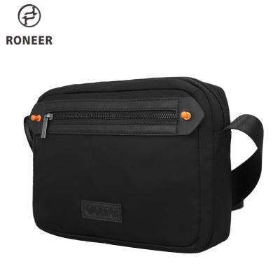 China Roneer Lightweight Korean Stylish Cheap Price School Mini Crossbody Messenger Sling Shoulder Nylon Bag For Men for sale