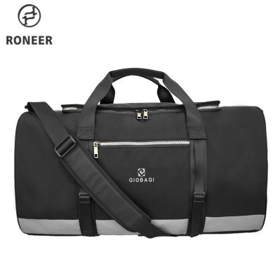 China New Style Roneer Water Resistant Travel Duffel Bag Sport Duffle Bag Custom Multifunction Water Resistant Overnight Bag for sale