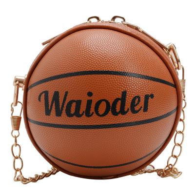 China 2021 High Quality New Design Fashion Cute Mini Kids Small Basketball Purses Girls Ladies Shoulder Handbag Women Handbags for sale