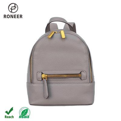 China Fashion Anti-theft Backpack Bag Casual Genuine Leather Cute Women Ladies Backpack for sale