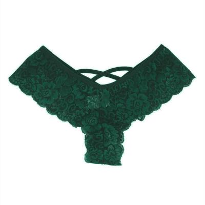 China Factory Wholesale Breathable Embroidered Pearl Thongs Shorts Ladies Sexy Panties Underwea for sale