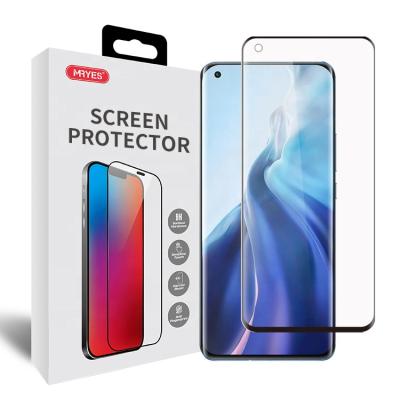 China Wholesale 0.33mm 9H Nano 3D Edge Bubble Free Glue MRYES Screen Glass Protector For Xiaomi MI 11 11 pro 11 ultra for sale