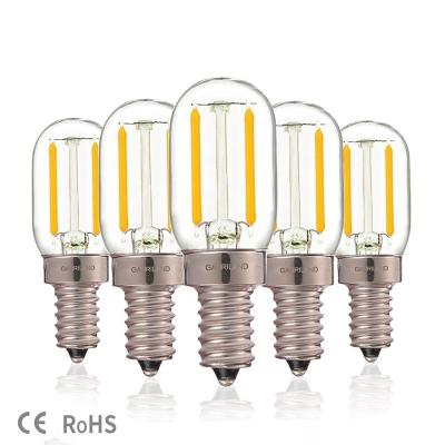 China Dimmable 110v 230v 24V 1W E14 E12 Mini LED T20 Socket Filament Bulb Lights Residential Candelabra Bulbs For Home Outdoor Wedding Decoration for sale