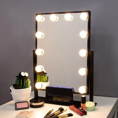 China Modern Light Up Vanity Vanity Mirror Light LED Switch Lamps Hollywood Makeup Bathroom Vanity Mirror Lamps White Bulbs for sale