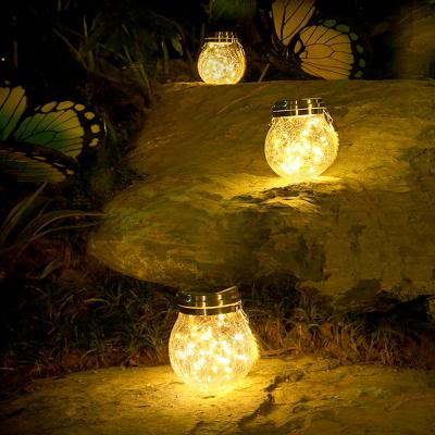 China Hot Selling Waterproof Garden Patio Garden Glass Bottles Solar Garden Lights Wedding Lights for sale