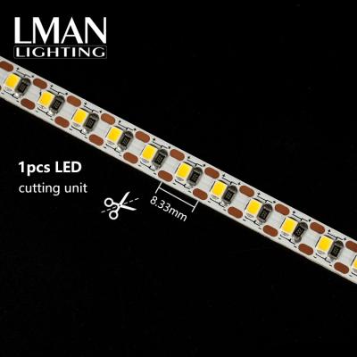 China Any Length Cutting High Quality Bare Board Any Length Cutting 24V 120leds/m 10W/m SMD2835 Led Strips for sale