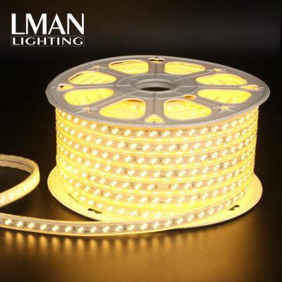 China Easy Installation Zhongshan Custom 120leds/m Waterproof Ip65 PVC 110v 220v Smd5730 Led Strip Light for sale