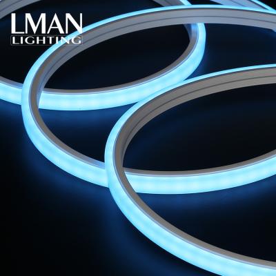 China Easy Installation Mini Silicone Tube 10*10mm Flexible Smd 2835 Ip65 8w Waterproof Led Neon Rope Light for sale