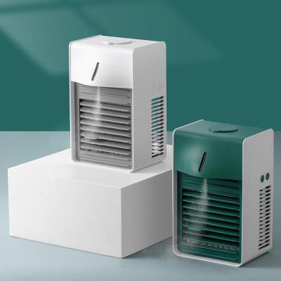 China New Arrival Gift Selead Factory Promotion Mini Spray Humidifier Air Fan Rechargeable Cordless Desktop Cooler Purifier USB Fans for sale