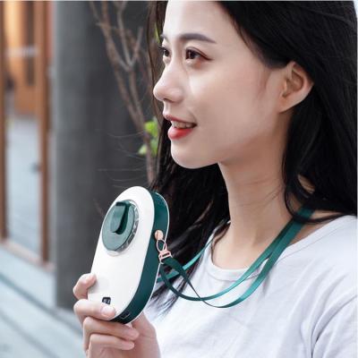 China Portable Hanging Stand Mini Fan Handheld Rechargeable Battery Powered Home Travel Charging Stand/Waist/Neck Fan for sale