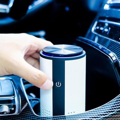 China Negative Ion Essential Oil Car Air Humidifier Diffuser Smart Purification Air Humidifier Battery Operated for sale