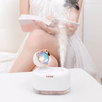 China Ultrasonic Humidifier 300ml Humidifier Sunset Light Mist Maker Humidifiers Mini Room Personal Space Air Sunset Lamp Aromatherapy for sale