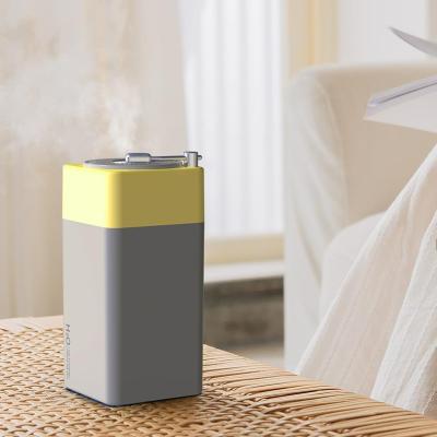 China 2022 LED Light 350ML Aroma Essential Oil Diffuser Portable Car Home Diffuser Air Humidifier Aromazerstauber for sale