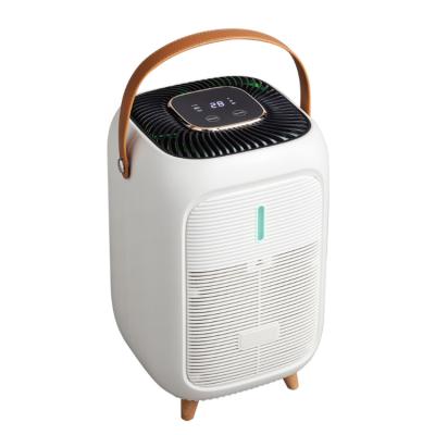 China Portable UV Air Purifier Desktop Room Household Filter Cyclonic Air Sterilization Dust Separating Air Purifier for sale