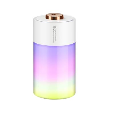 China Hot Selling 300Ml Usb Car Air Purifier Small Air Humidifier Aroma Diffuser Smart Mist Humidifier Purifier Portable Rainbow Steamer for sale