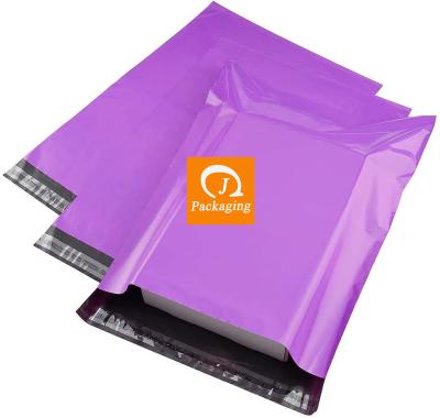 China New 14.5x19 poly mailing bags 100 PCS waterproof mailing bags light purple envelopes with self-adhesive, waterproof and tearproof mailing bags for sale