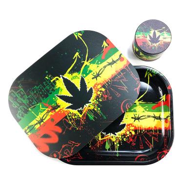 China Large Dye Sheet Eco - Friendly Metal Rolling Tray Grinder Lid Tie for sale