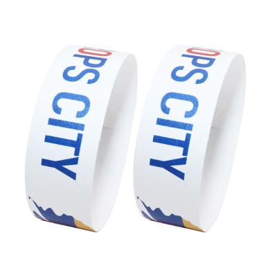 China Pulseras de papel desechables ligeras, pulseras de seguridad impermeables para eventos en venta