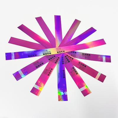 China Laser Glitter Party Wristbands Unisex Plastic Decorative For Events for sale