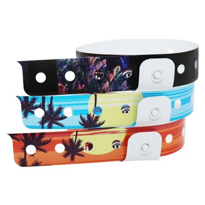 China Pulseiras de vinil PVC para eventos Elastic Impermeável Logotipo personalizado à venda