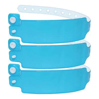 China Einweg-Armband Kunststoff Vinyl PVC Neon Fluoreszenz Farbe Wasserdicht Veranstaltung Party Geschenk Armband zu verkaufen