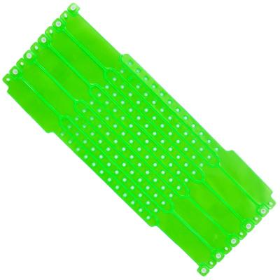 China Manufacturer Customizable Plain Color Wristband Waterproof Plastic Vinyl Event Wristbands With Logo Barcode for sale