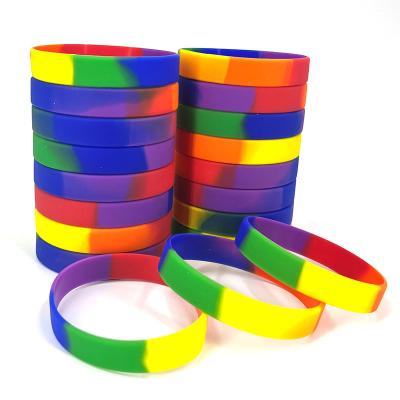 China Customized Colorful Silicone Wristbands Merry Christmas For Advertising Promotional Business Event Wristbands for sale