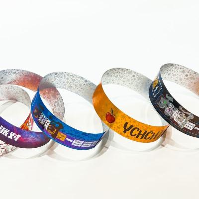 중국 Factory Customization Wristbands Shiny Laser Glitter Concert Music Festival Party Activity Bracelets For Adults Kids 판매용