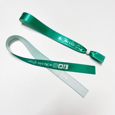 China Festival Concert Promotion Events Woven Cloth Wristbands with Acceptable OEM and Various Designs for sale