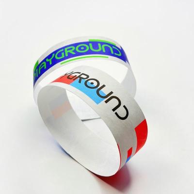 China Single-Use Paper Tyvek Wristbands: Waterproof, Tear-Resistant & Reliable for sale