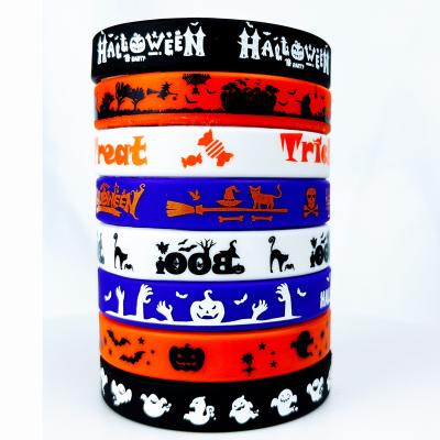 China American Style Silicone Wristbands Halloween GIft For Advertising Promotional Business Event for sale