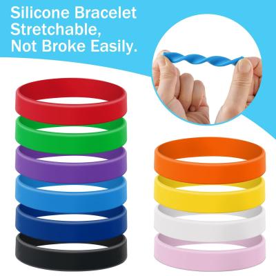 China Custom Solid Silicone Wristbands For Promotional Personalized Silicone Bracelet Promoting Business Event Wristband for sale