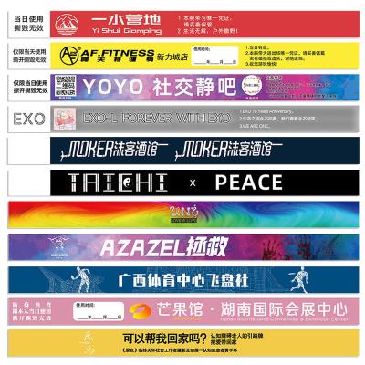 China Snap Closure Tyvek Wristbands for Event Entry and Access in Various Colors for sale