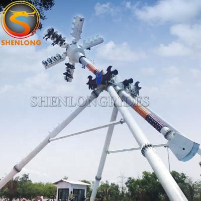 China 360 Degree Thrilling Park Metal Rides Big Frisbee Swing Pendulum Attractions for sale