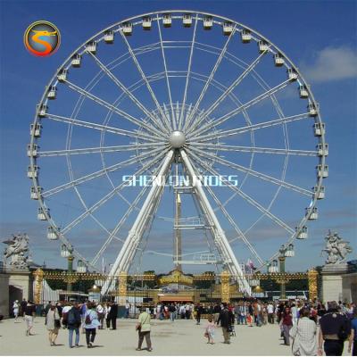 China Romantic FRP+steel Theme Park Equipment Ferris Wheel Kids Rides Ferris Wheel For Luna Park for sale