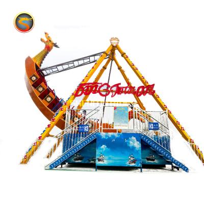 China FRP+Steel Large Park Attractive Amusement Rides Pirate Ship, Swing Boat Sea Dragon Rides For Sale for sale