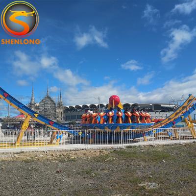 China Fiberglass End And Thrill Park Amusement Equipments Flying UFO Swing Rides for sale