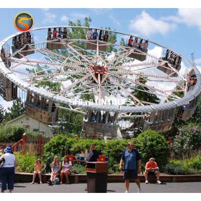 China Steel (Q235B) Other +FRP Amusement Park Rides Thrilling Magic Turntable Rides Family Fairgroud Rotary Rides For Adults for sale