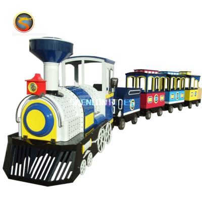 China Theme Parks Kids Ride Trackless Fun Pak Equipment Trackless Electric Train Ride On for sale