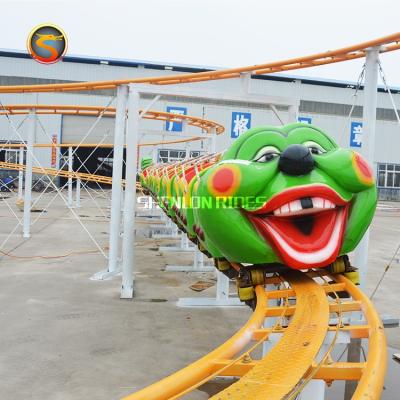 China FRP+steel Factory Direct Mini Roller Coaster Ride Children Amusement Park Track Train Kids Backyard For Sale for sale