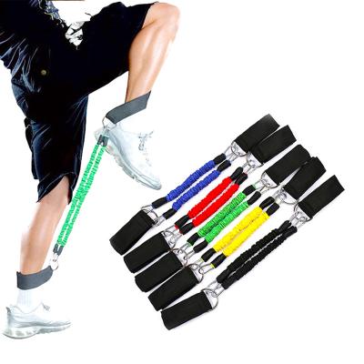 China BEBOFIT Latex Nylon Resistance Tube Bands Leg Trainer With Ankle Kickback Strap for sale