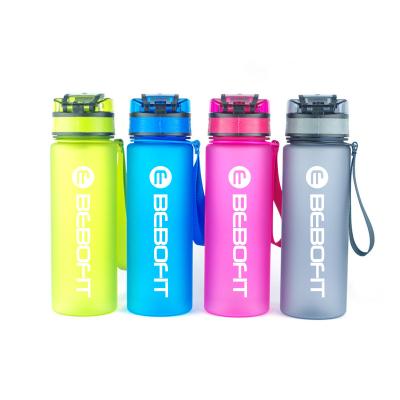 China BPA Free Tritan Sustainable Portable Plastic Sports Water Bottles 500/700/1000ml With Custom Logo for sale